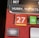 A digital display screen showing a casino betting interface, with text prompting to hurry bets and a highlighted number 27 in red. There are options for betting amounts and a 'share bets' button.
